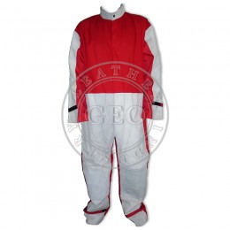 Work Wear Leather Overall Suit